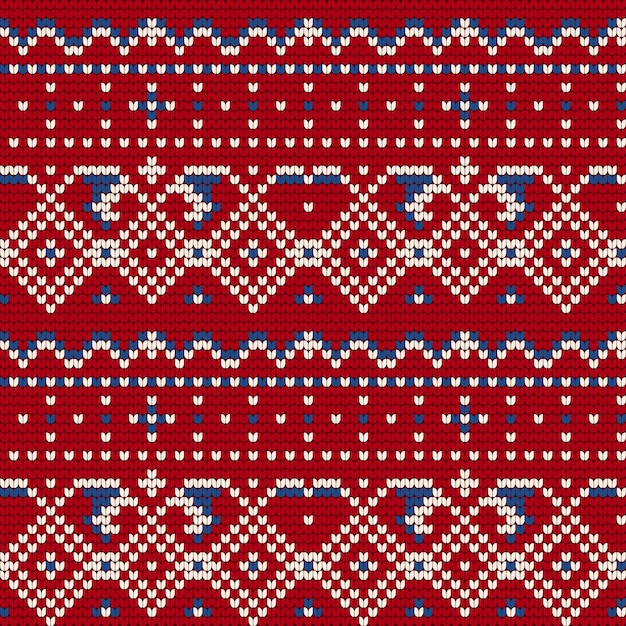 Traditional knitting pattern for Ugly Sweater