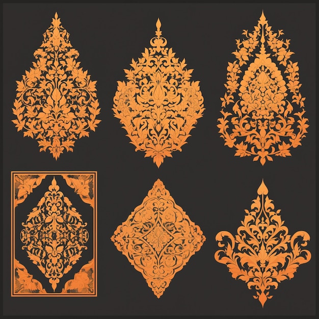 Traditional Motifs of Kratie Cambodia