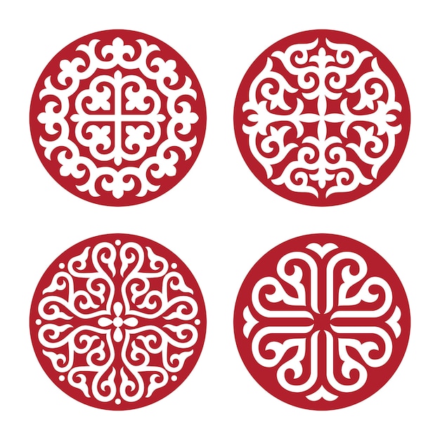 Traditional ornament of Asian nomads