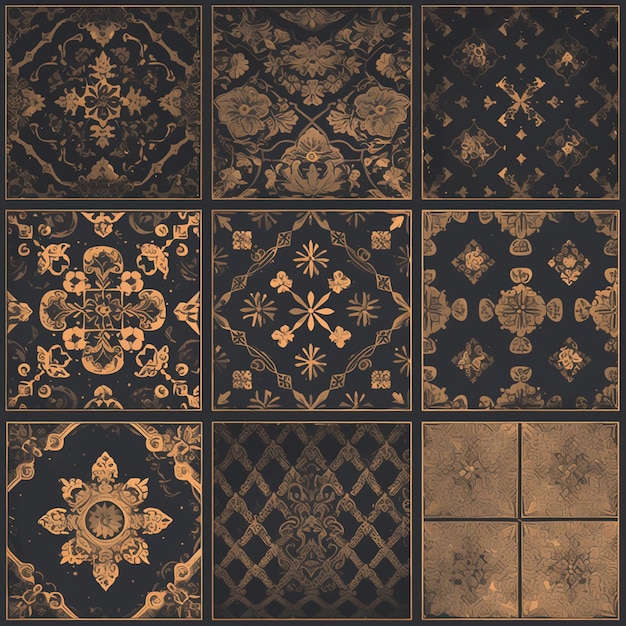 Traditional Patterns of Penang Malaysia