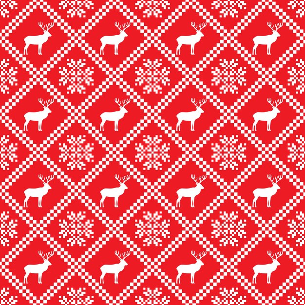 Traditional scandinavian pattern