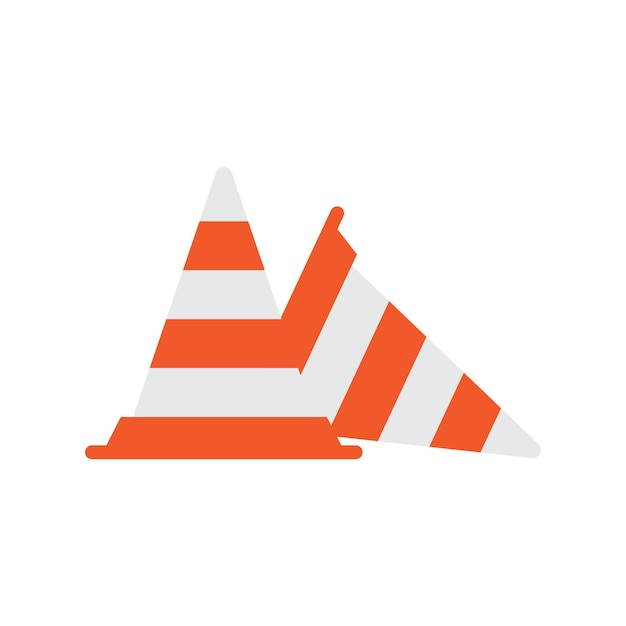 Traffic cone icon