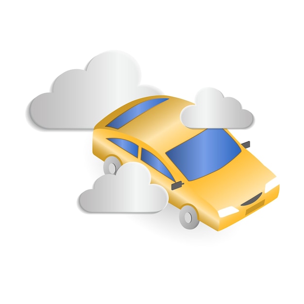 Traffic Fumes icon 3d illustration from climate change collection Creative Traffic Fumes 3d icon for web design templates infographics and more