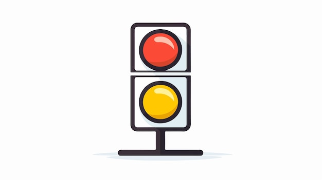 Traffic Light Concept Line Icon