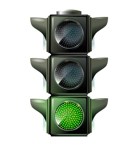 Traffic lights eps green light