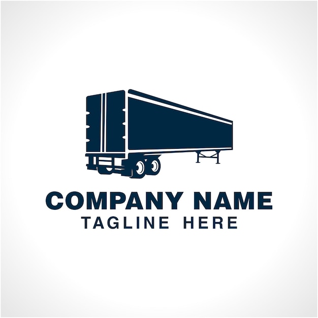 trailer logo vector template design