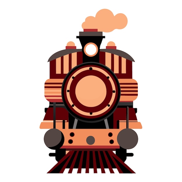 train engine vector illustration