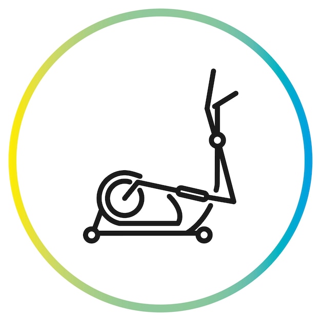 training apparatus icon vector