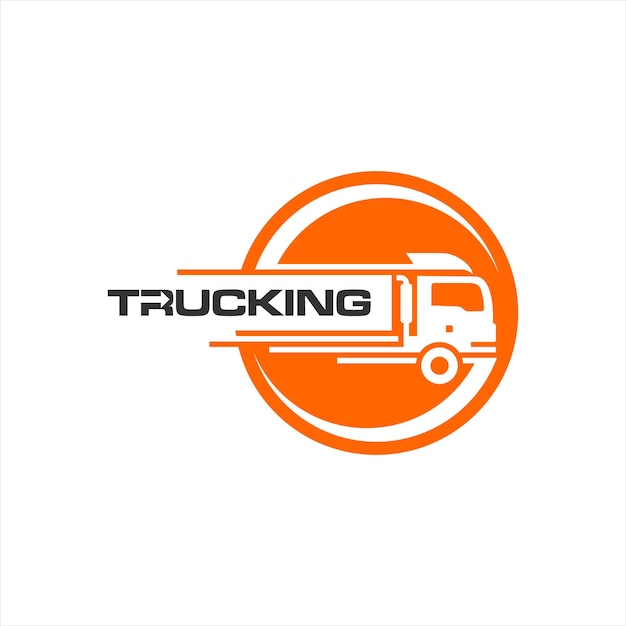 Transaportation Industry logo design logistic truck express