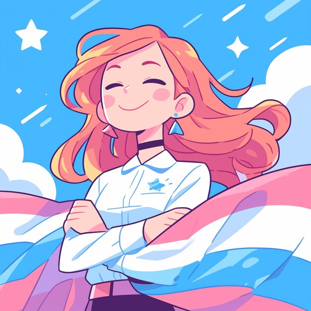 Transgender Empowerment Banner for Pride Month