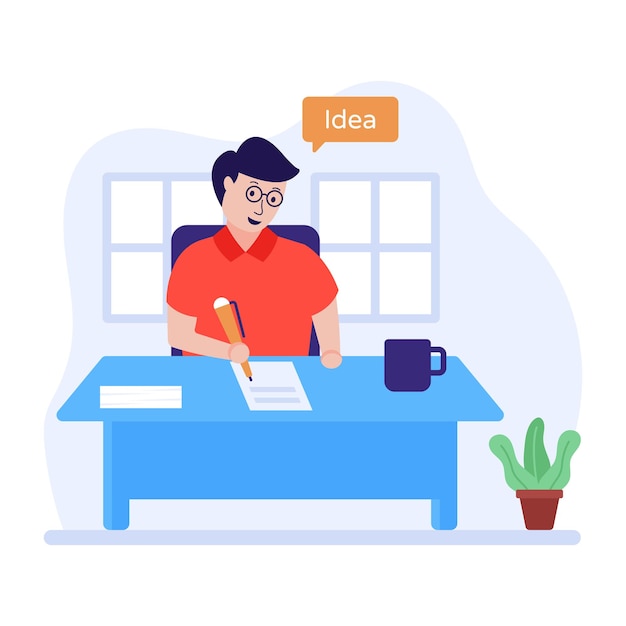 Translation flat illustration is up for premium use