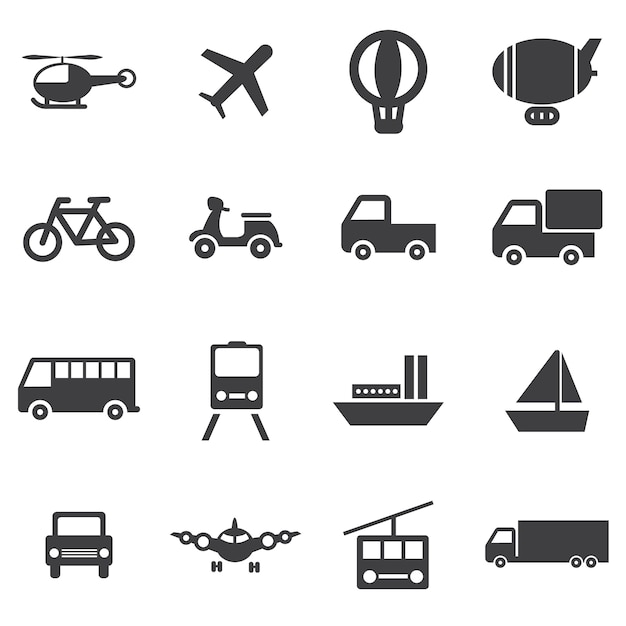 Transport icons