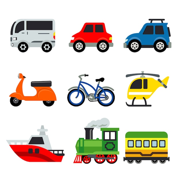 Transportation Car Vehicles transport illustration