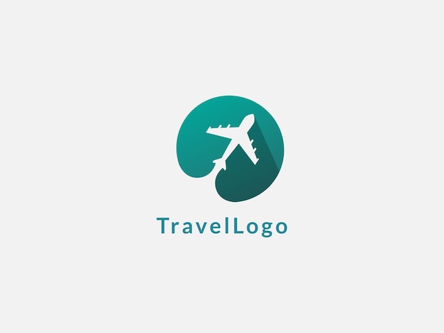 Transportation and traveling agency vector logo design logo that usable for ticketingtransportation vacation agency