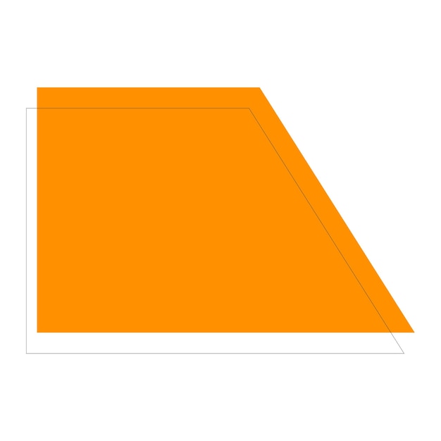 trapezoidal geometric icon