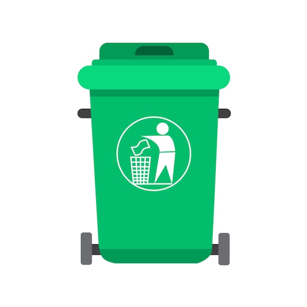 trash can vector design