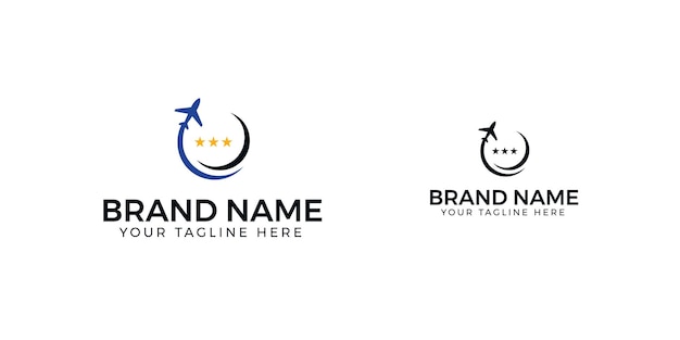 Travel agency logo template v8