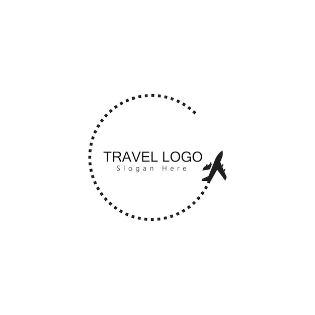 Travel agency vector logo template. Holiday logo template