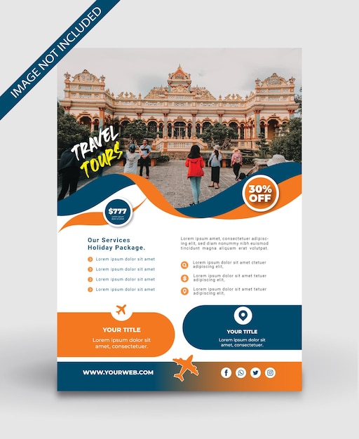 Travel Business flyer design