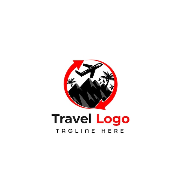 Travel Business Logo Design Vector Template