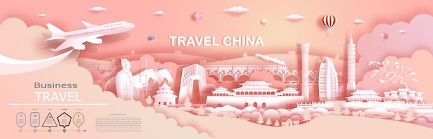 Travel company to China top world famous palace and castle architecture.