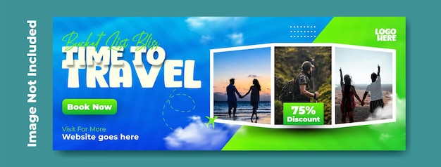 Travel cover banner design