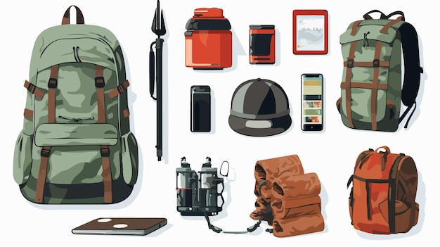 Travel Essentials Tourist Bag with Everyday Carry Items for Traveling