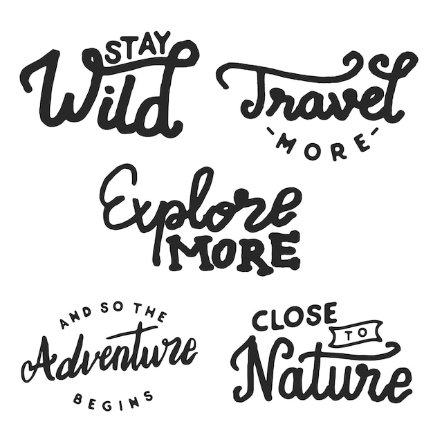 Travel and explore badge isolated in white