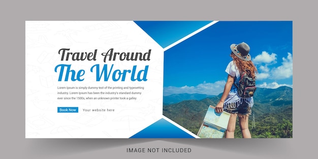 Travel Facebook Cover Template Design