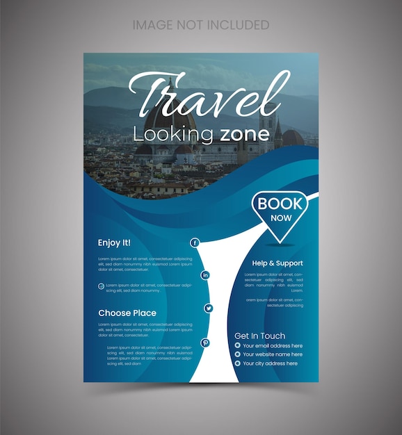 travel flyer design