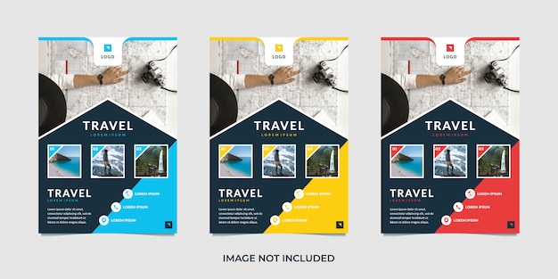 Travel flyer template