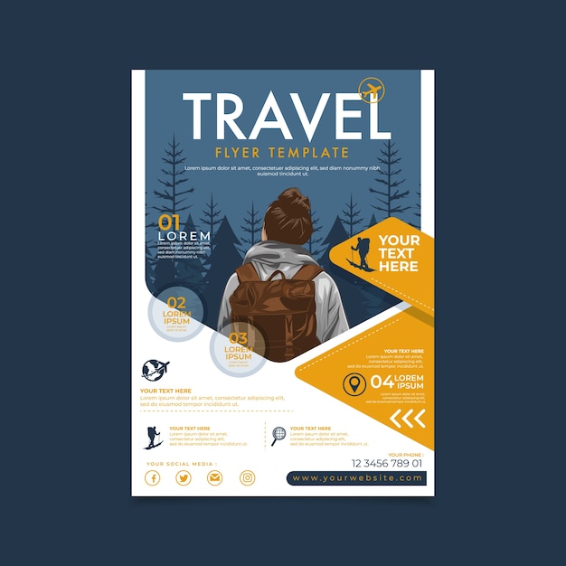 Travel flyer