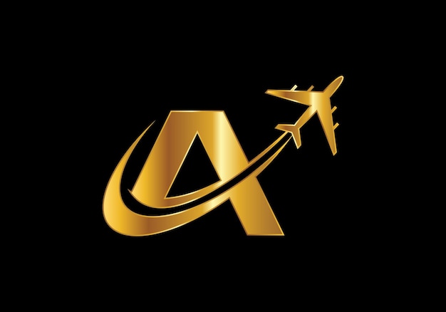 Travel icons. Aviation logo sign, Flying symbol. Flight icon