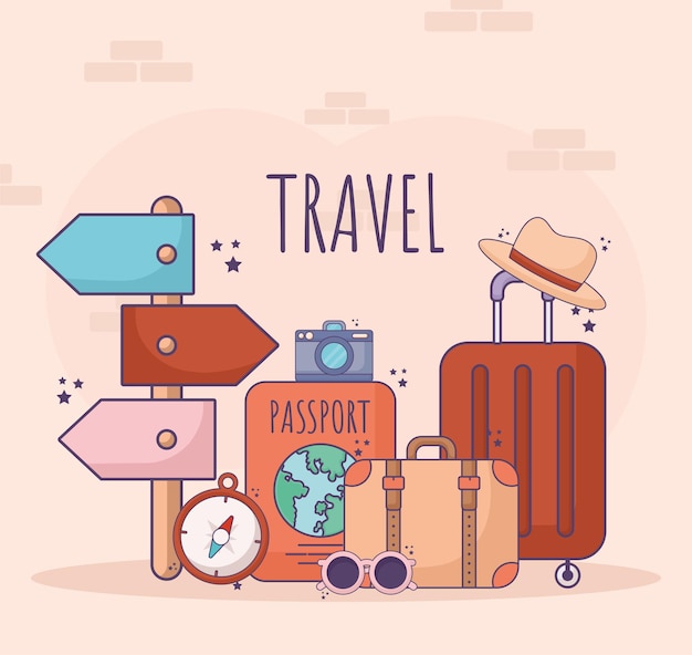 Travel items card