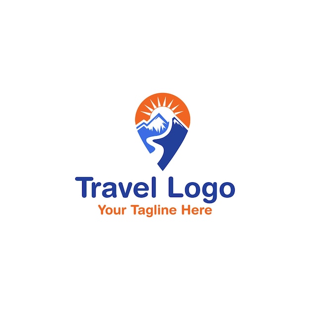 Travel logo design vector