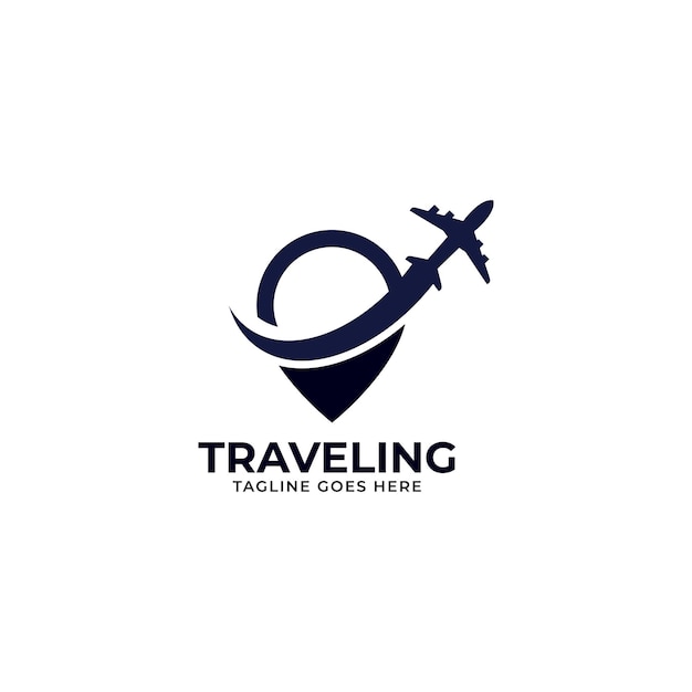 Travel Logo Template Design Vector Emblem Design Concept Creative Symbol Icon