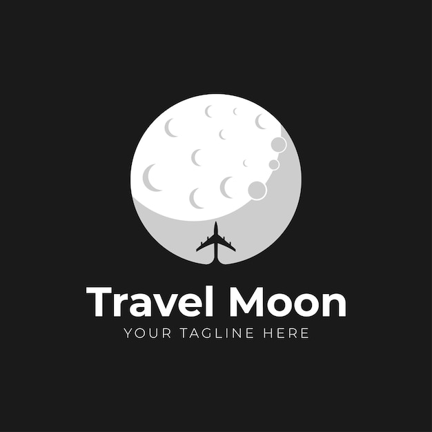 Travel moon logo