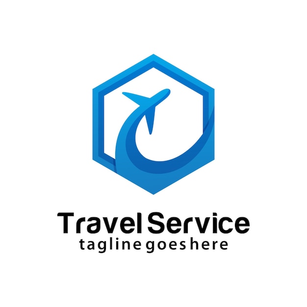 Travel Service logo design template