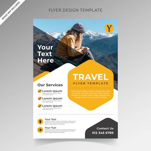 Travel Tour and vacation flyer Template