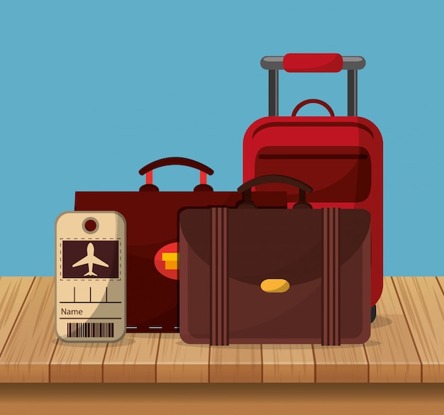 Vector travel vacation or holidays related icons image 