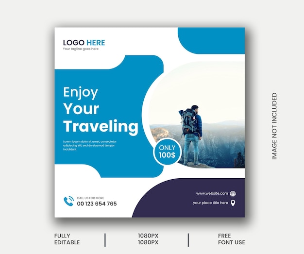 travel web template design