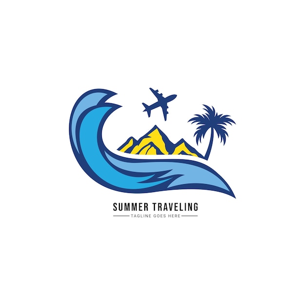 Traveling logo icon vector design illustration.