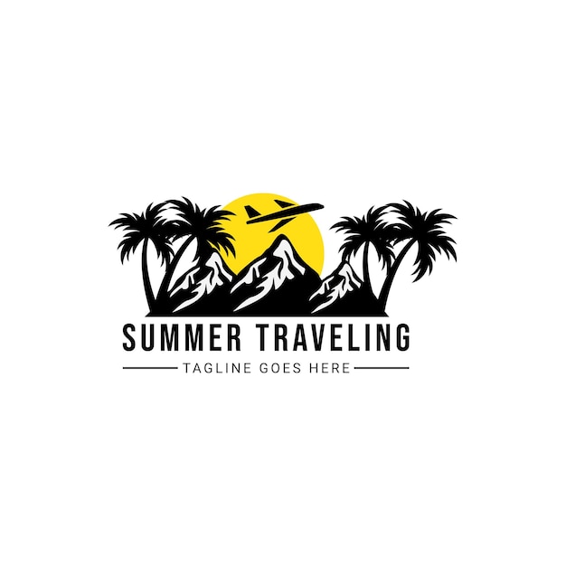 Traveling logo icon vector design illustration.