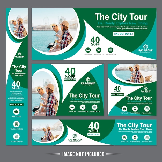 Travels Web Banner Ads Template