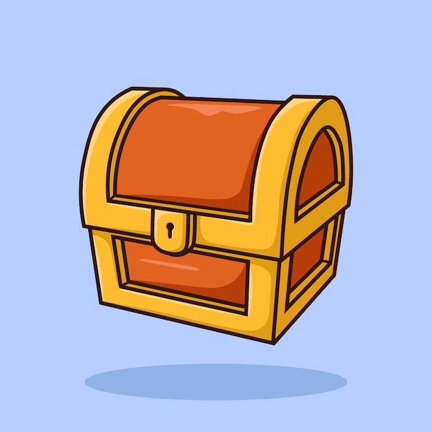 Treasure Chest Art Cartoon Vector