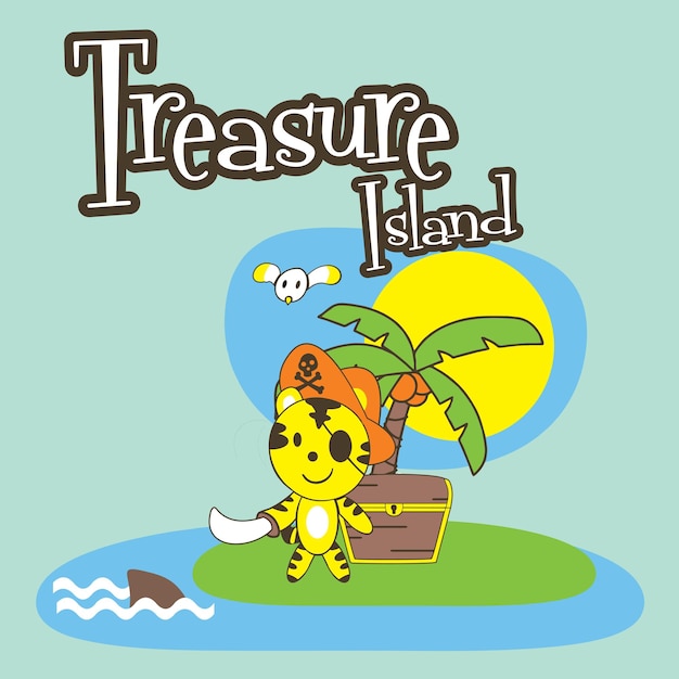 Treasure island best for tshirt sticker mascot and etc