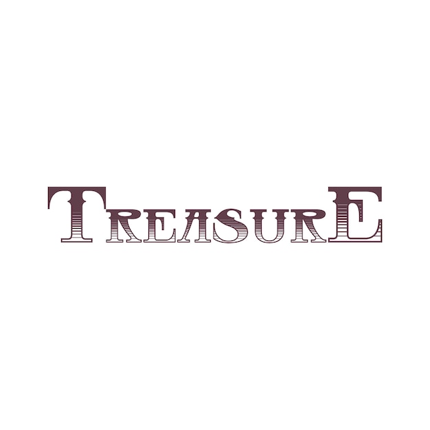 treasure text logo