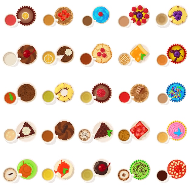 Treat icon set