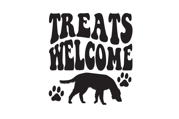 Treats Welcome Vector File