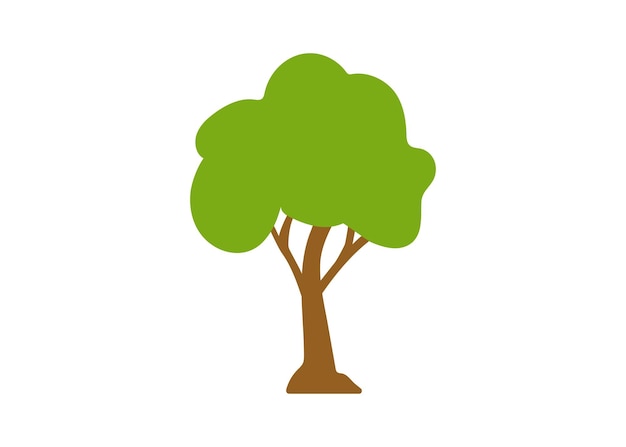 Tree green icon design template illustration isolated